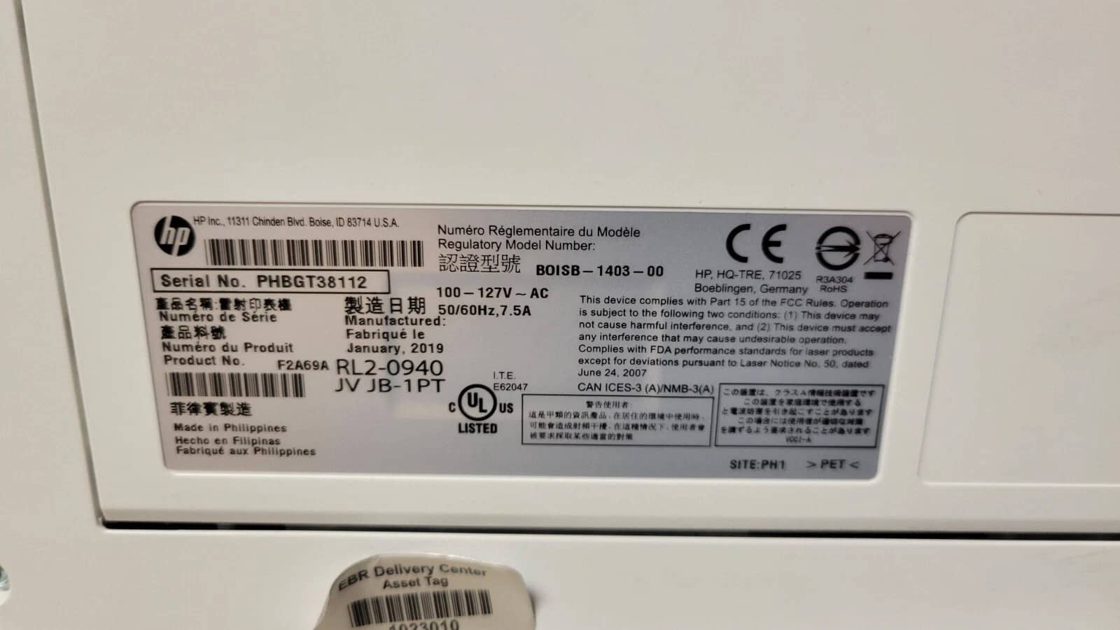 HP F2A68A Printers Used - Good