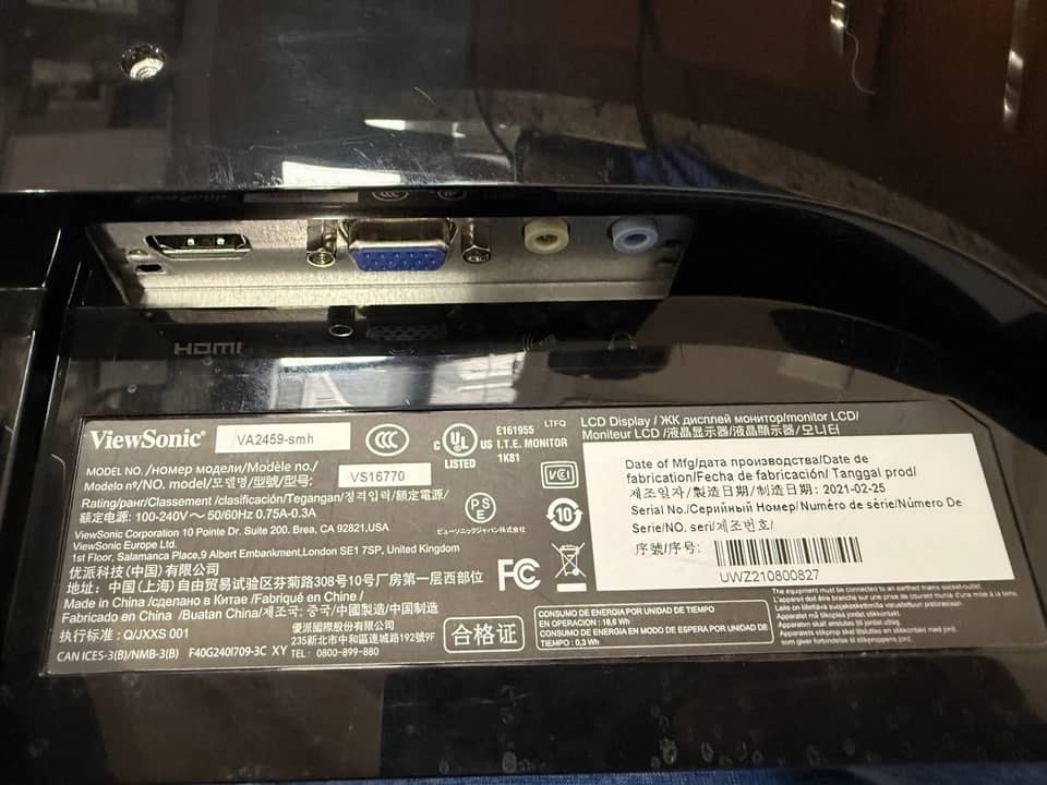 ViewSonic VA2459-SMH Monitors