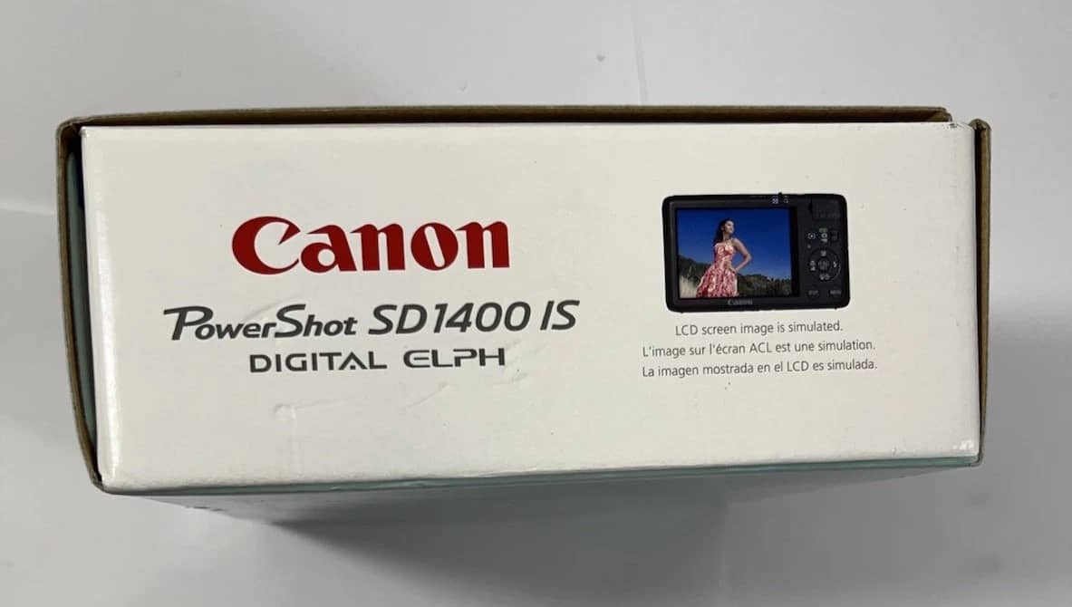 Canon PowerShot SD1400 IS Digital Cameras Silver New Body Only