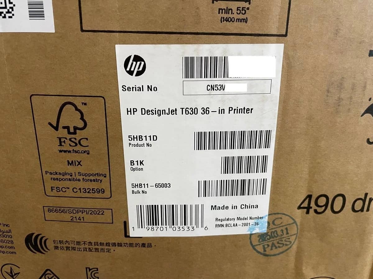 HP DesignJet T600 Printers Open-Box Excellent