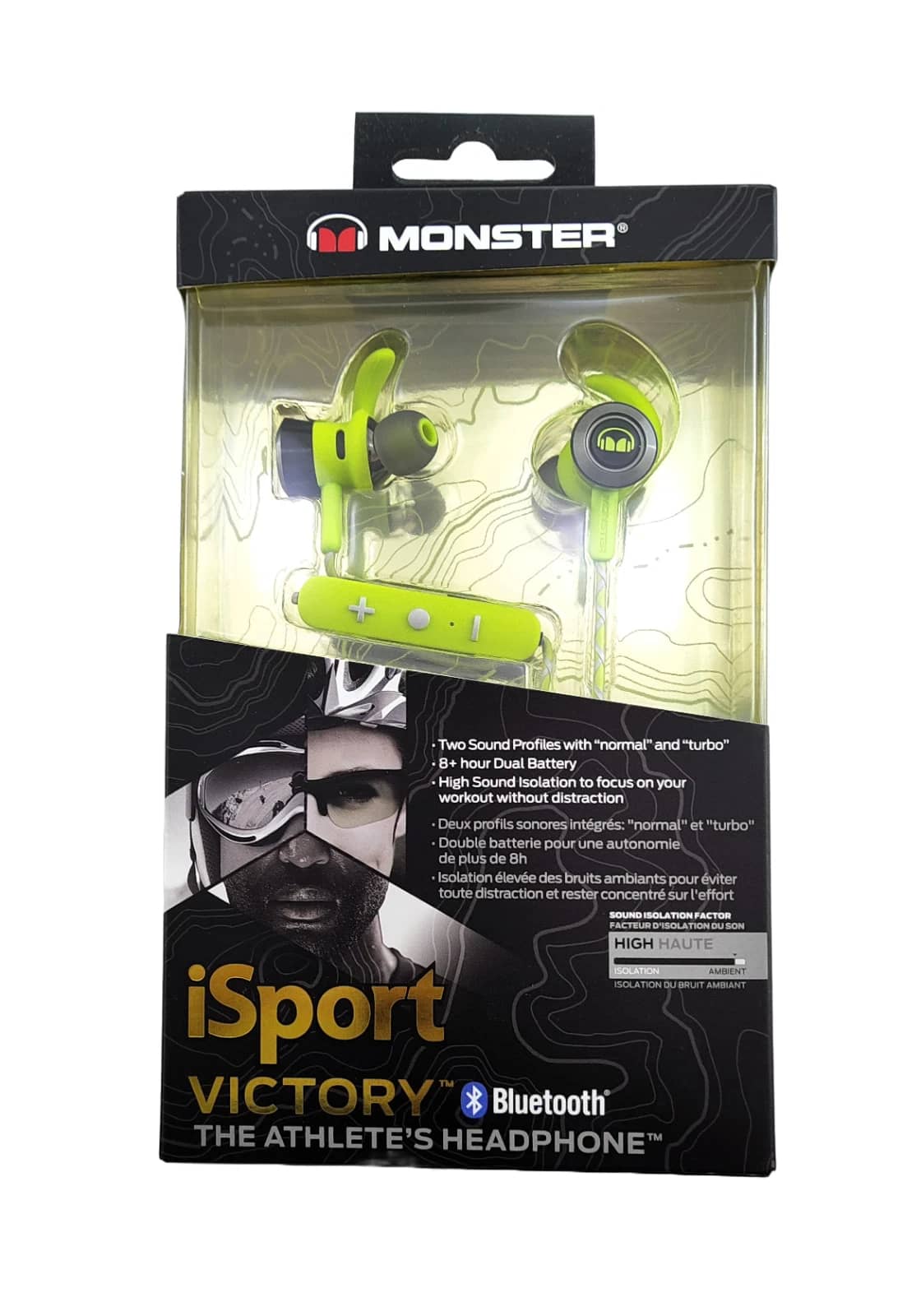 Monster iSport Headphones & Earbuds Green New