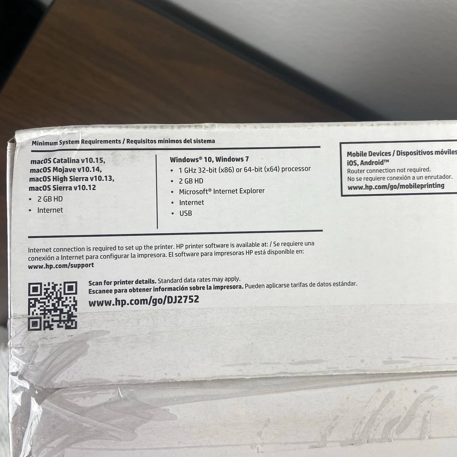 HP 2752 Printers Open-Box Excellent