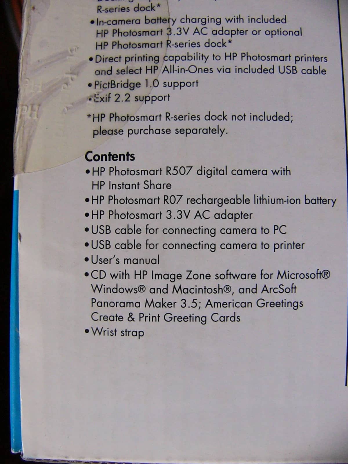 HP Photosmart R507 Digital Cameras Silver New Body Only