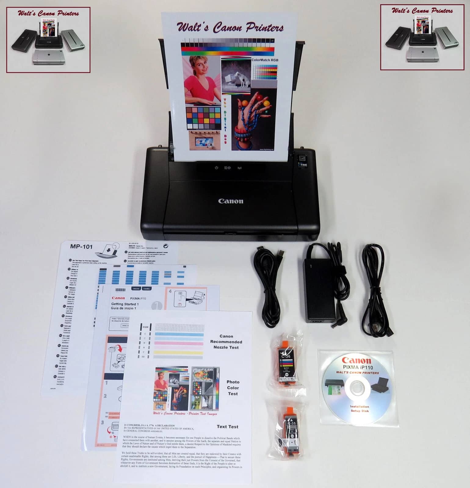 Canon Pixma iP110 Printers New