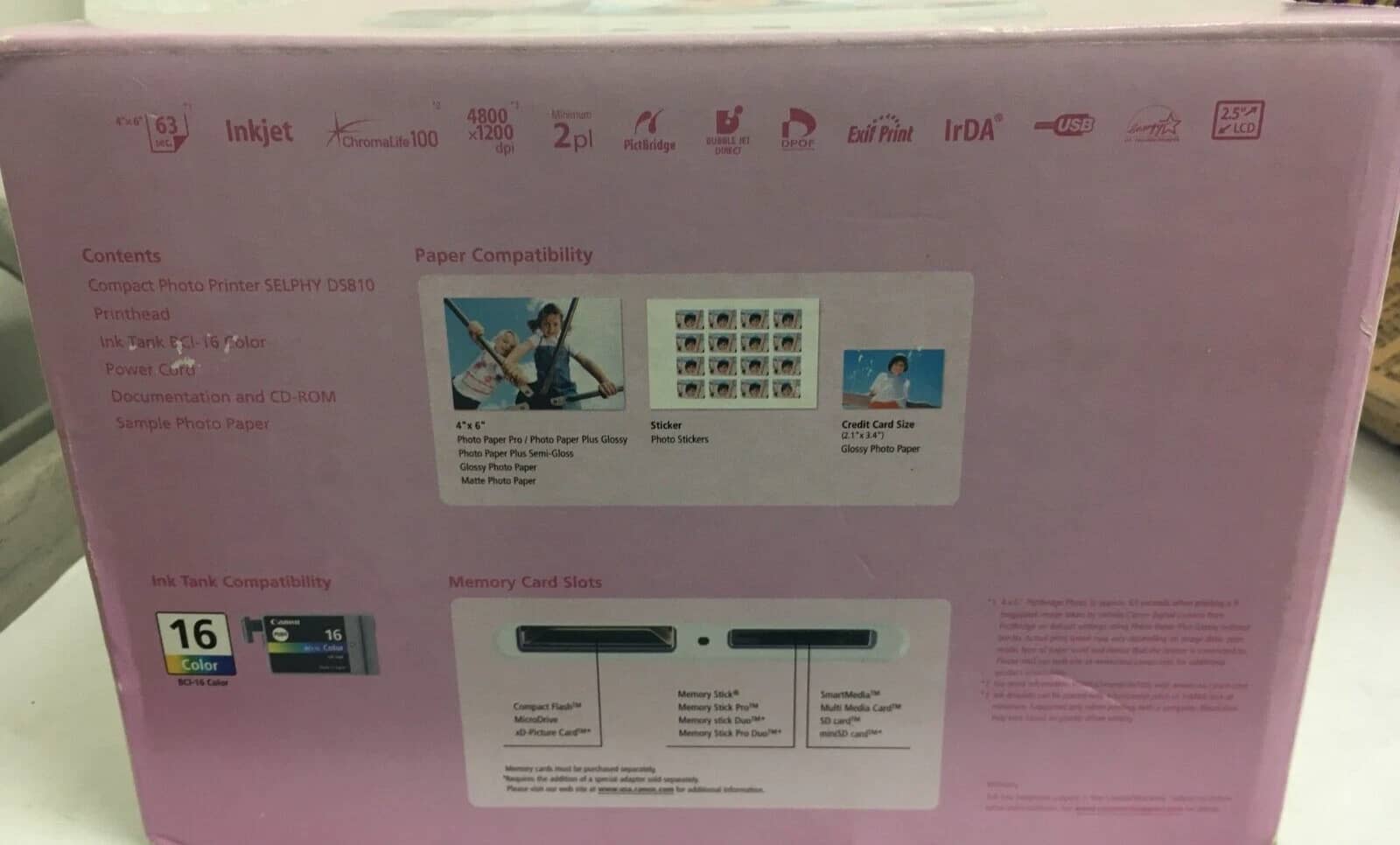 Canon DS810 Printers Open-Box Excellent