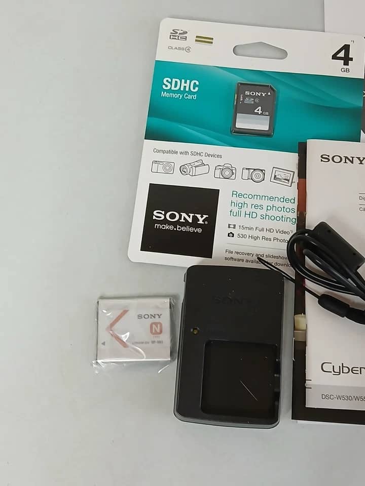 Sony Cyber-shot DSC-W530 Digital Cameras Silver New Body Only