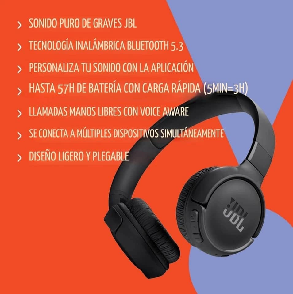 JBL JBLT520BTBLKAM Headphones & Earbuds 
