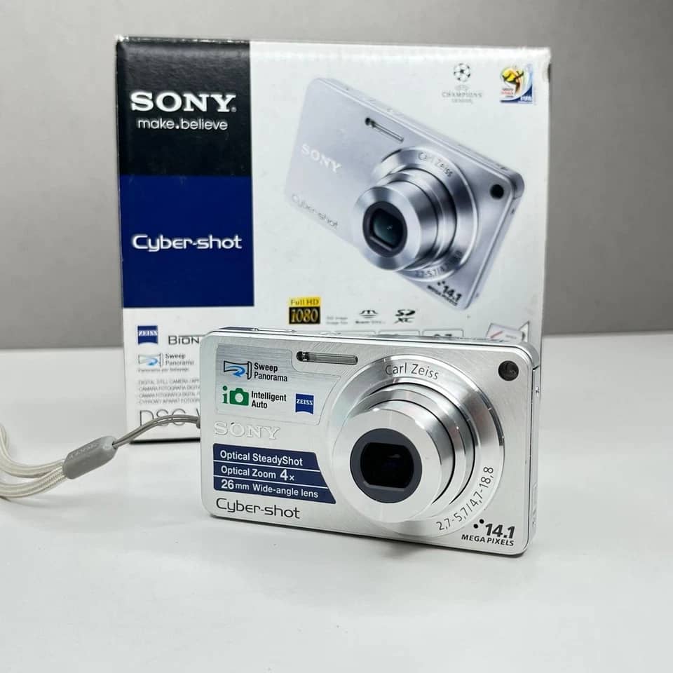 Sony Cyber-shot DSC-W350 Digital Cameras Black New Body Only