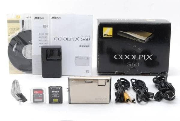 Nikon COOLPIX S60 Digital Cameras Red New Body Only