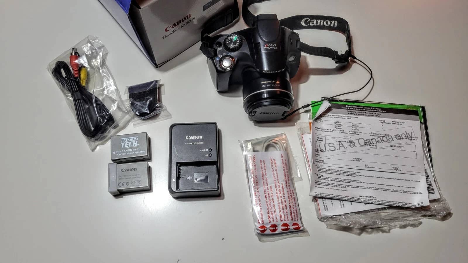 Canon PowerShot SX30 Digital Cameras Black Used - Good Body Only