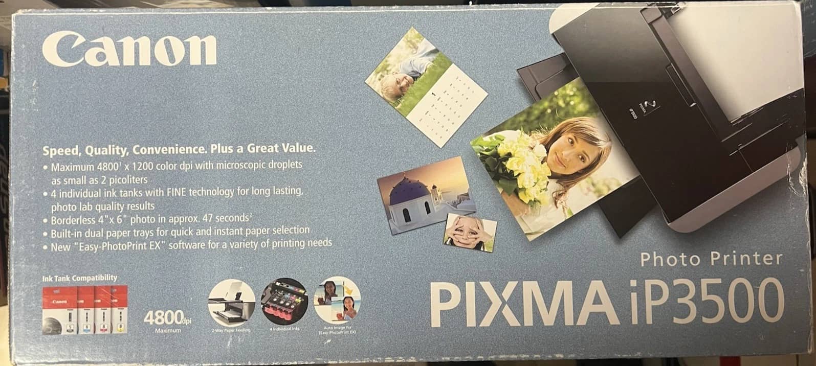 Canon PIXMA IP3500 Printers New