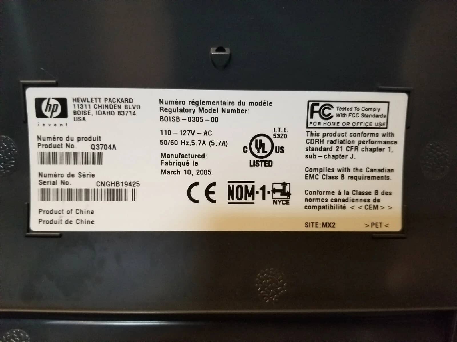 HP 2550n Printers For parts or not working