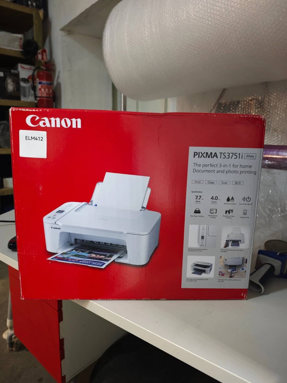 Canon PIXMA TS3751I Printers Used - Good