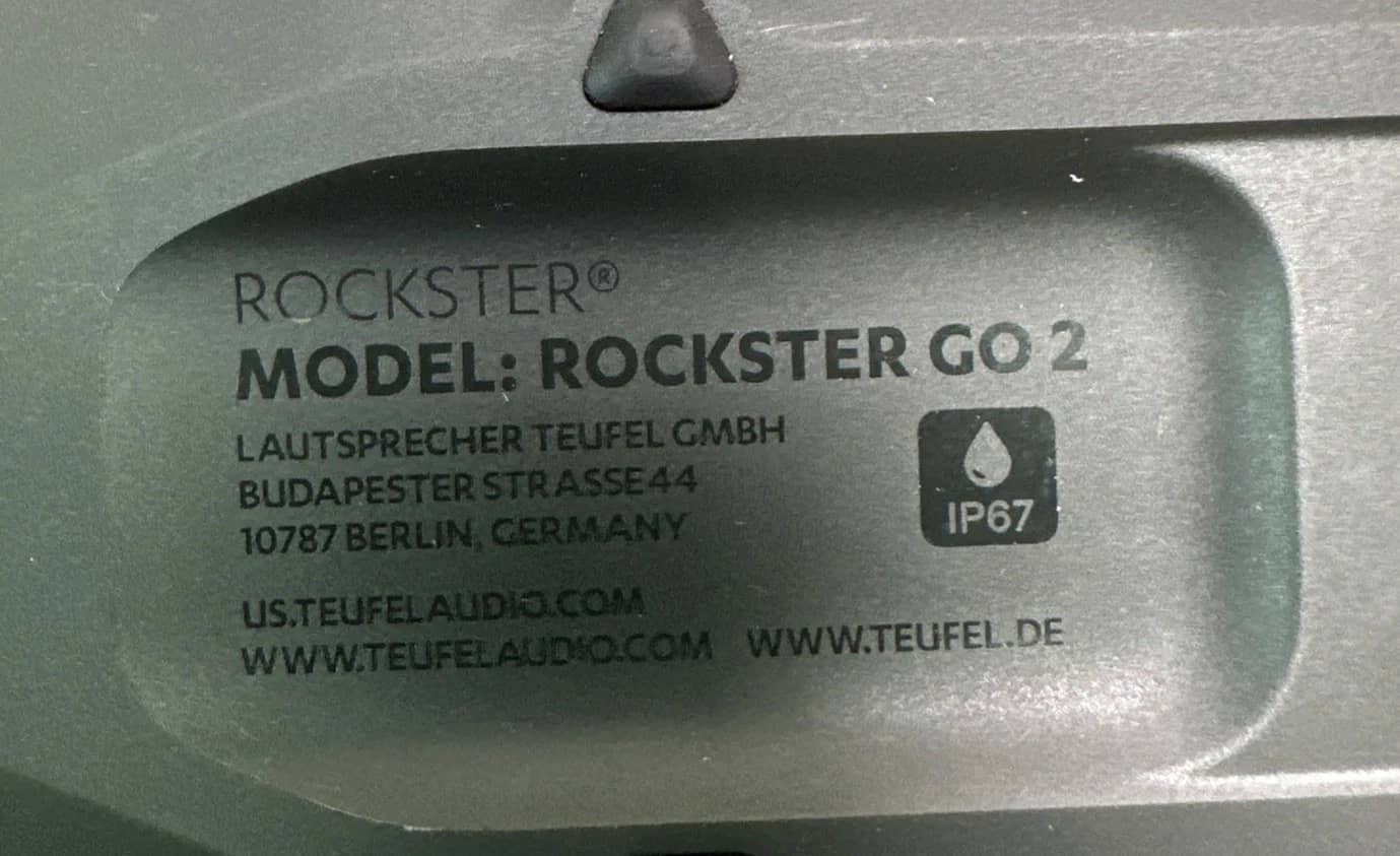 Teufel ROCKSTER GO 2 Portable Bluetooth Speakers Mix New