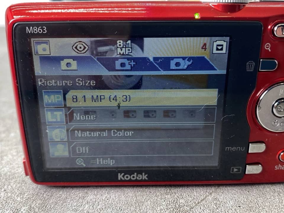 Kodak M863 Digital Cameras Silver New Body Only