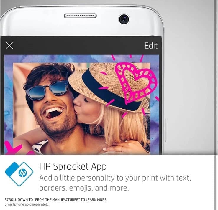 HP Sprocket 3x4 Printers New
