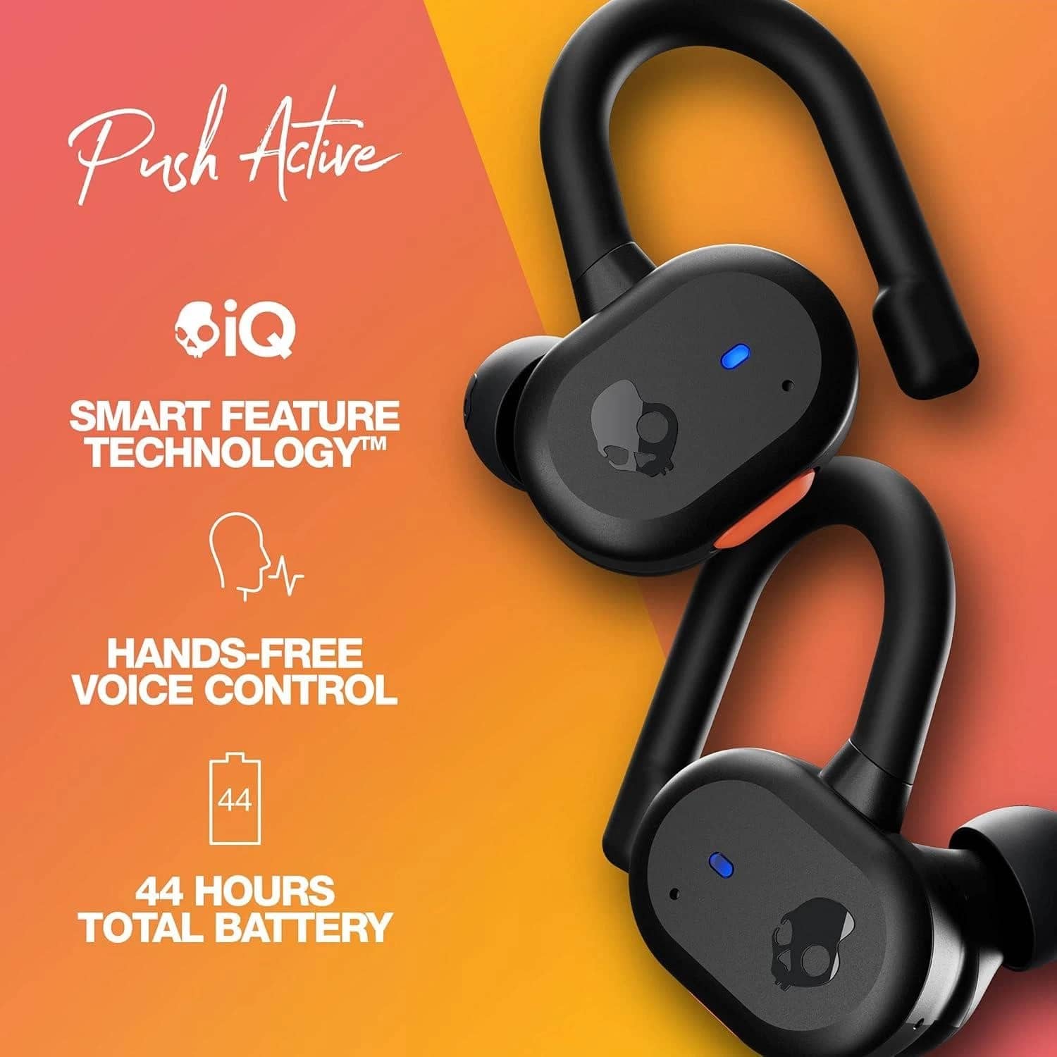 Skullcandy Push Active Headphones & Earbuds Blue New