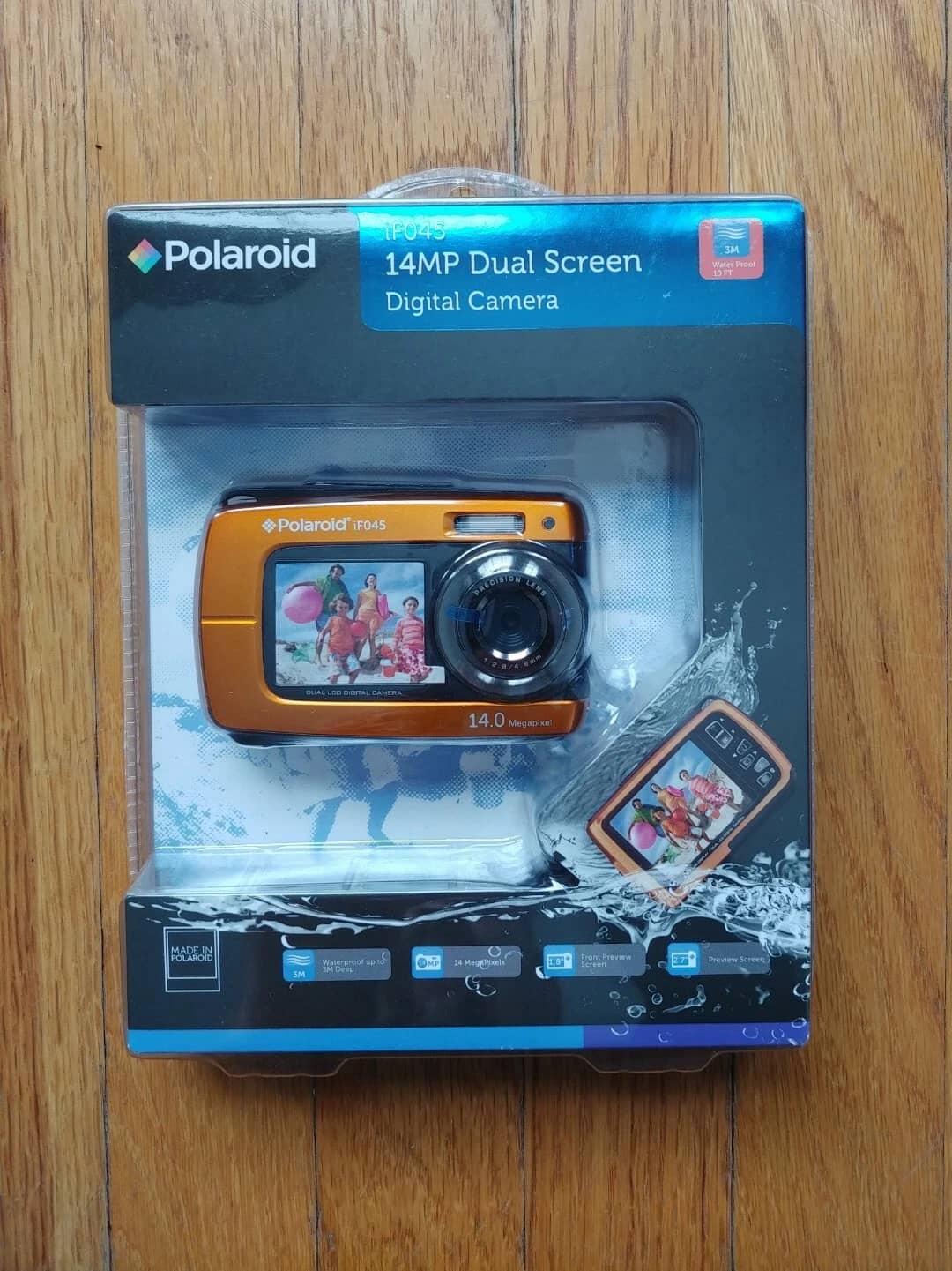 Polaroid IF045B Digital Cameras Orange New Body Only