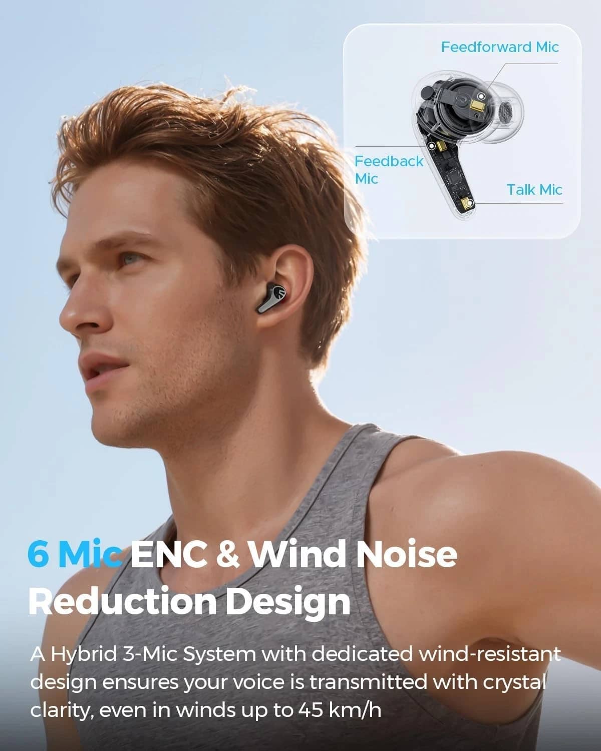 SoundPEATS C30 Headphones & Earbuds Black New