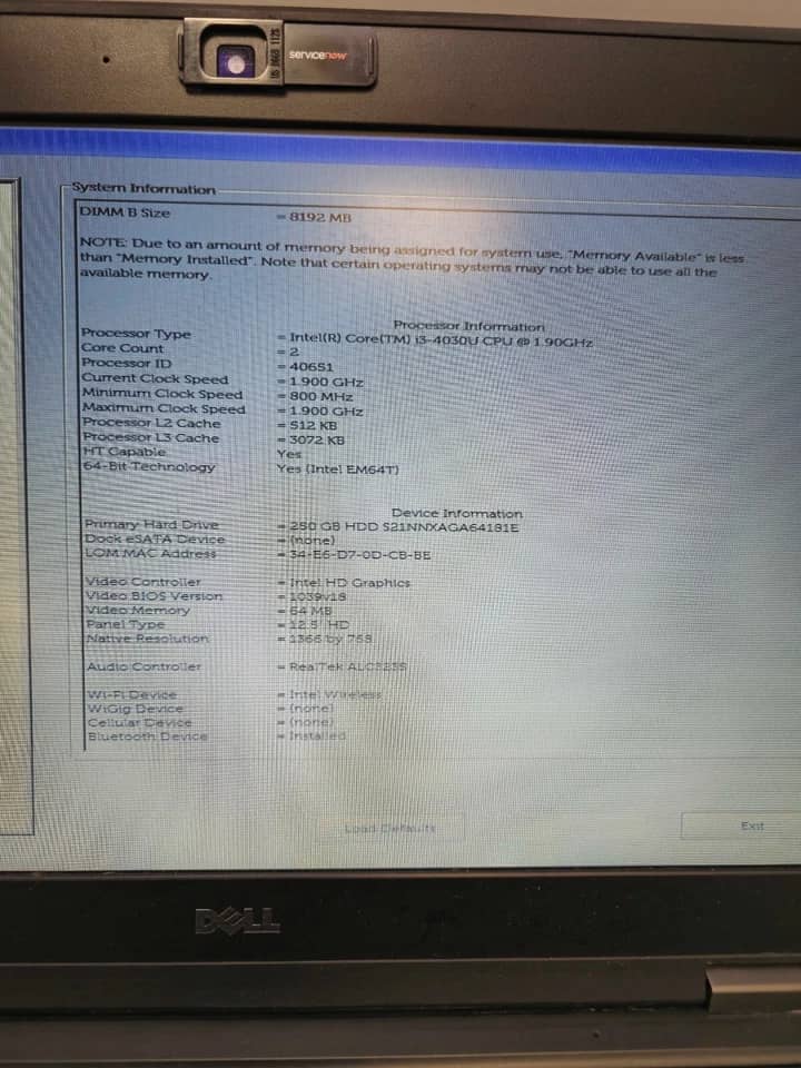 Dell Latitude 5250 Computers