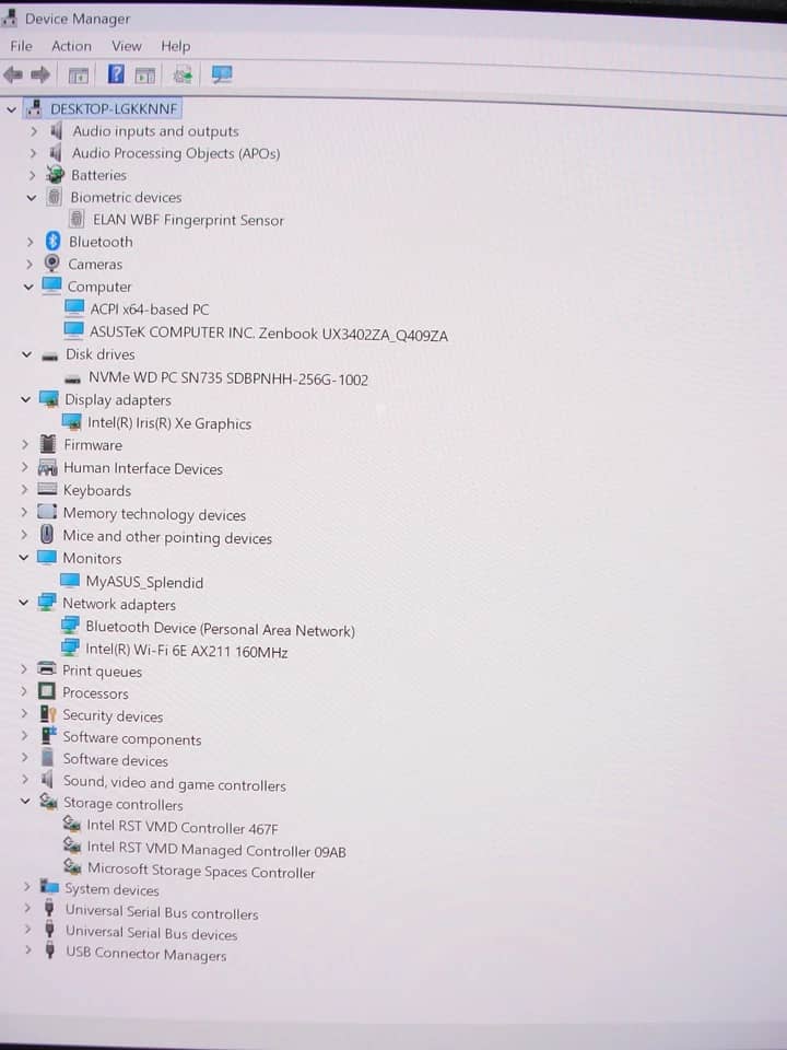 ASUS Zenbook 14 OLED Computers