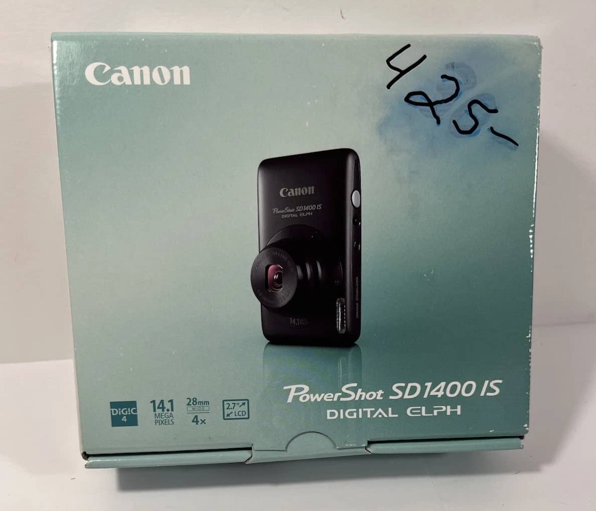 Canon PowerShot SD1400 IS Digital Cameras Silver New Body Only