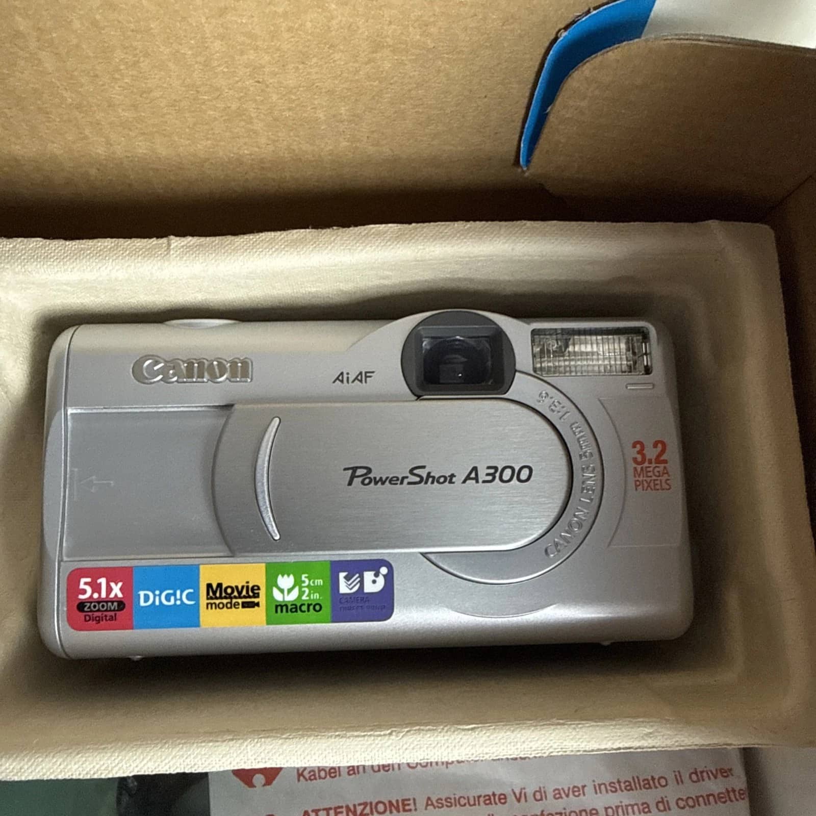 Canon PowerShot A300 Digital Cameras Gray New Body Only