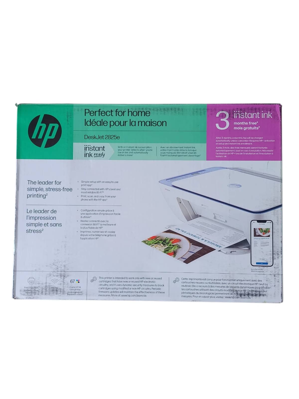 HP HP DeskJet 2855e All-in-One Printer Printers White New