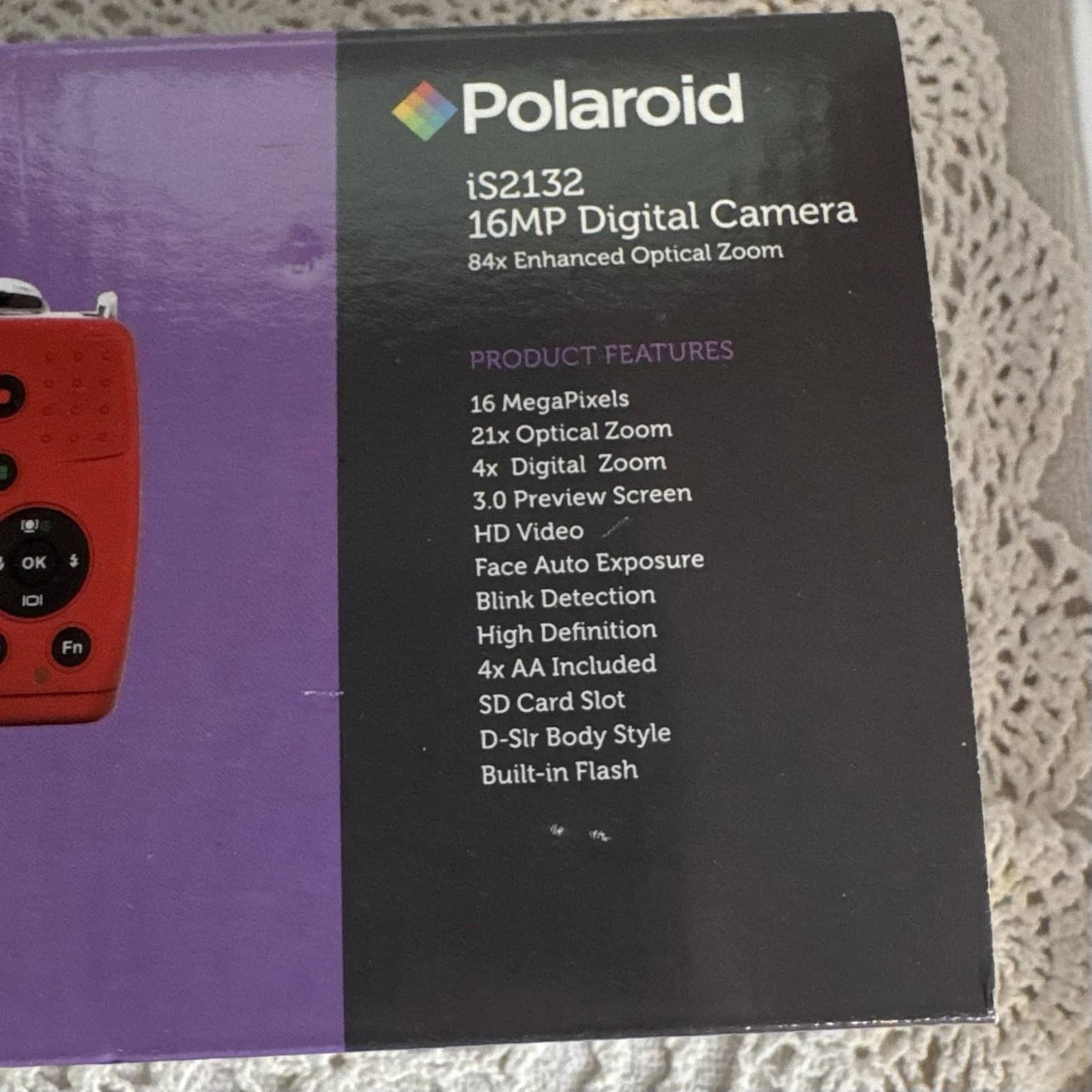 Polaroid iS2132 Digital Cameras Black New Body Only
