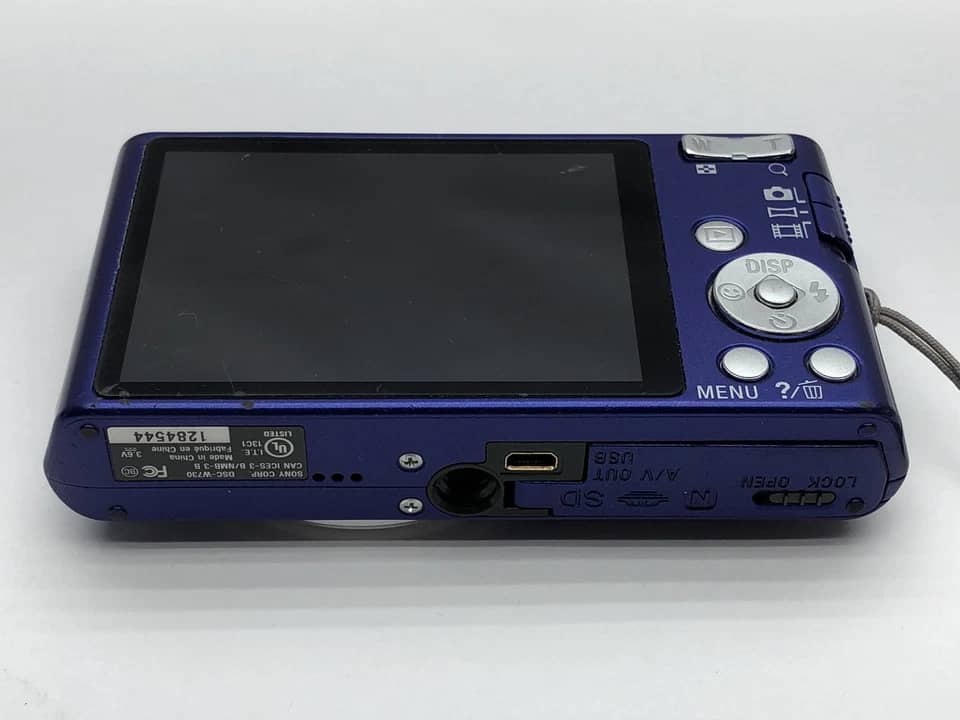 Sony Cyber-shot DSC-W730 Digital Cameras Blue Used - Good Body Only