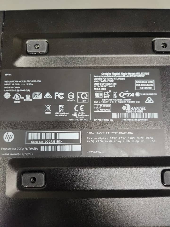 HP Pro Mini 260 G9 Computers
