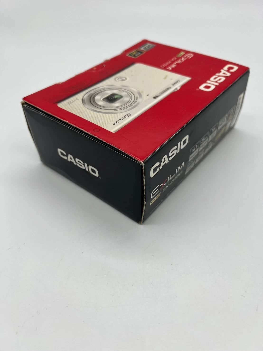 Casio Exilim EX-ZR60 Digital Cameras White Used - Good Body Only