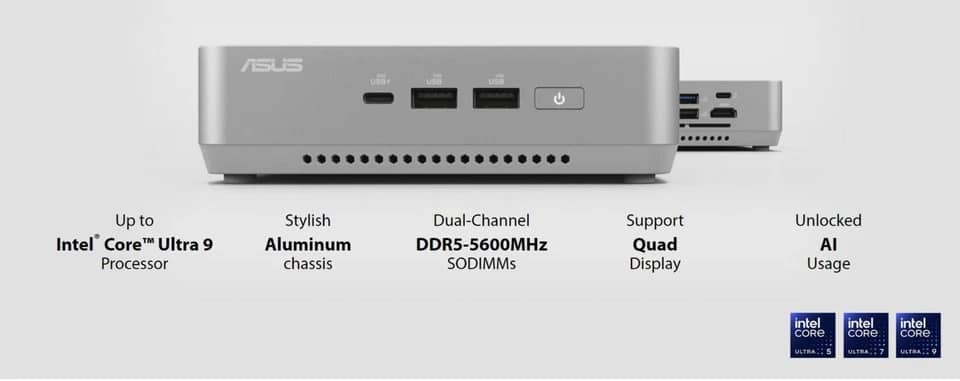 ASUS NUC 14 Pro + Computers