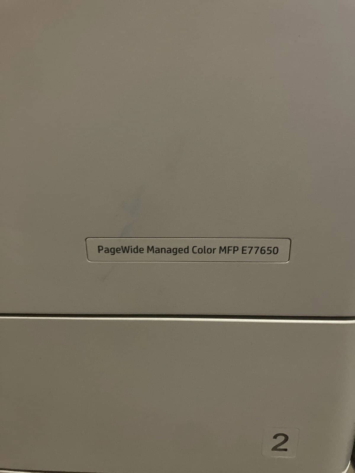 HP MFP E77650 Printers Used - Good