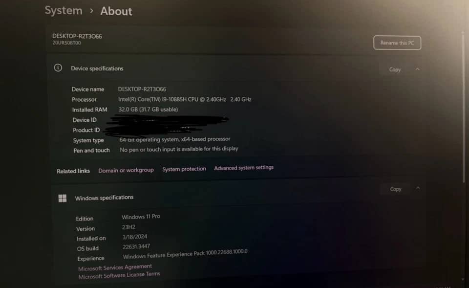 Lenovo ThinkPad T15 Gen 1 Computers