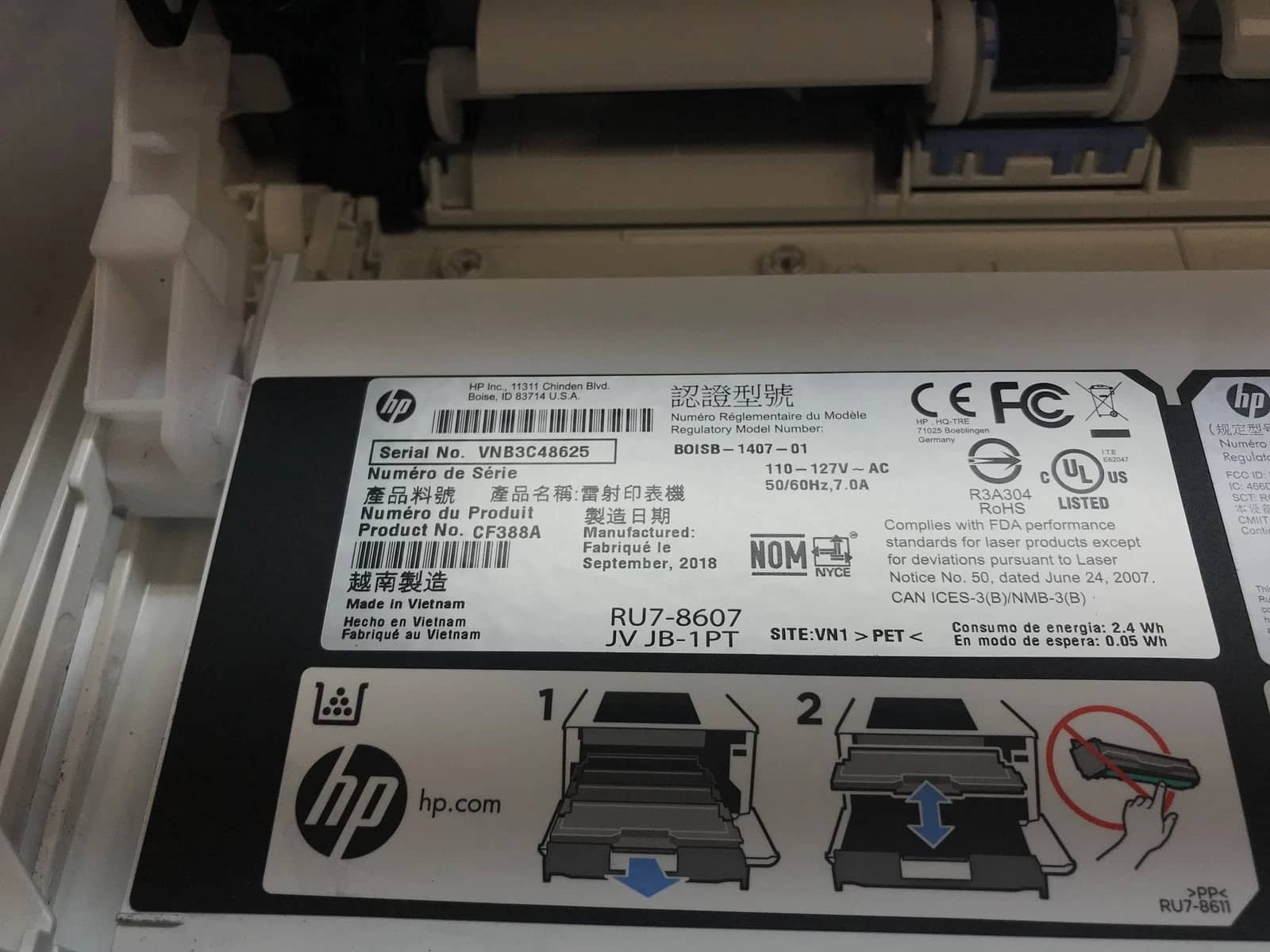 HP Laserjet Pro M452nw Printers Used - Good