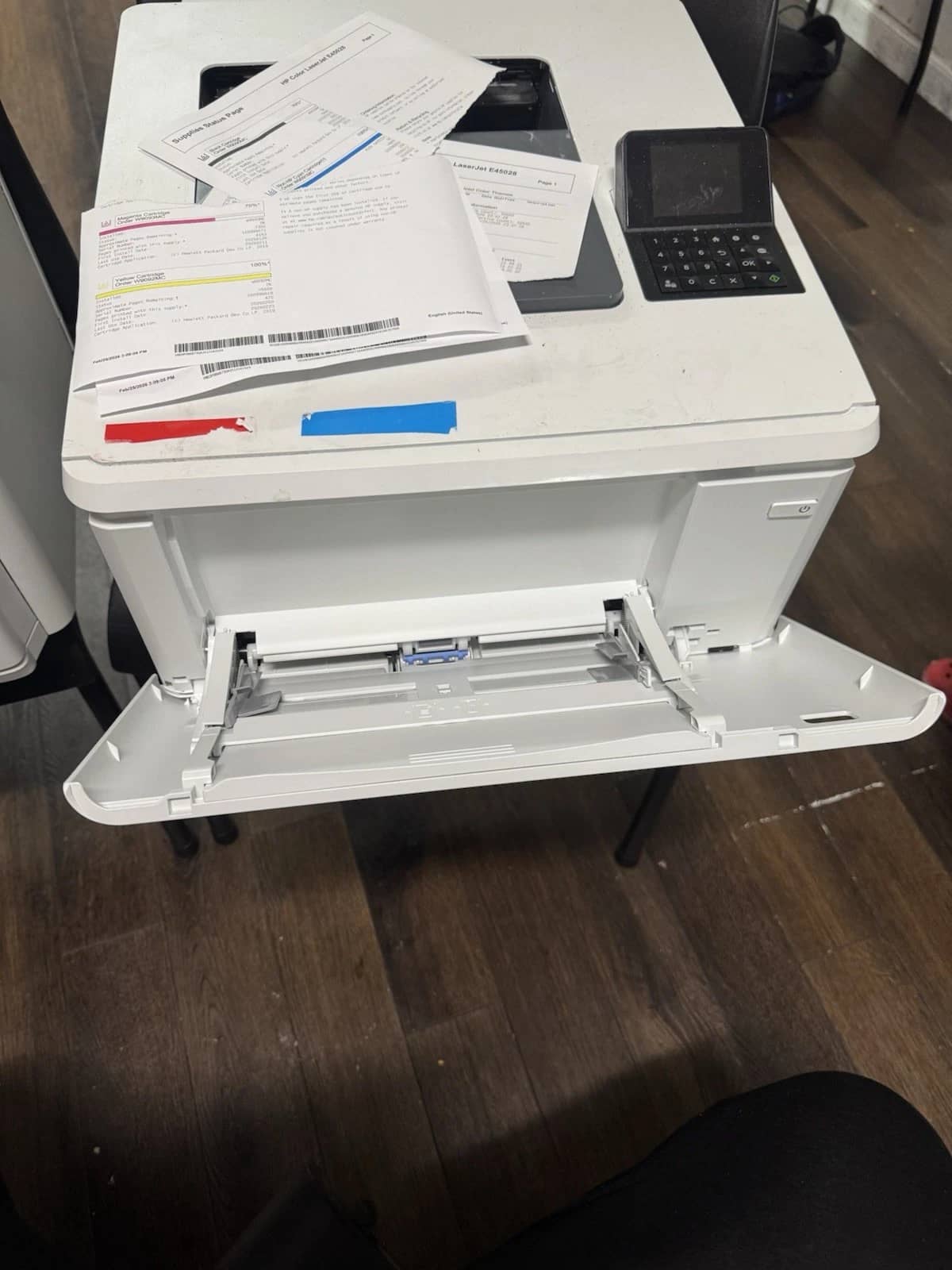 HP Color LaserJet Managed E45028 Printers Used - Good