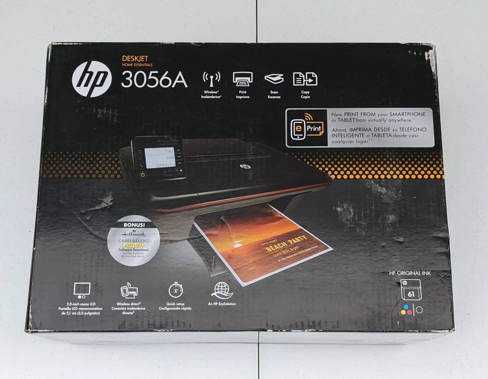 HP 3056A Printers Open-Box Excellent