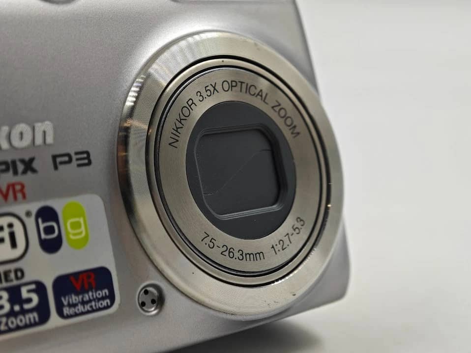 Nikon COOLPIX P3 Digital Cameras Silver Used - Good Body Only