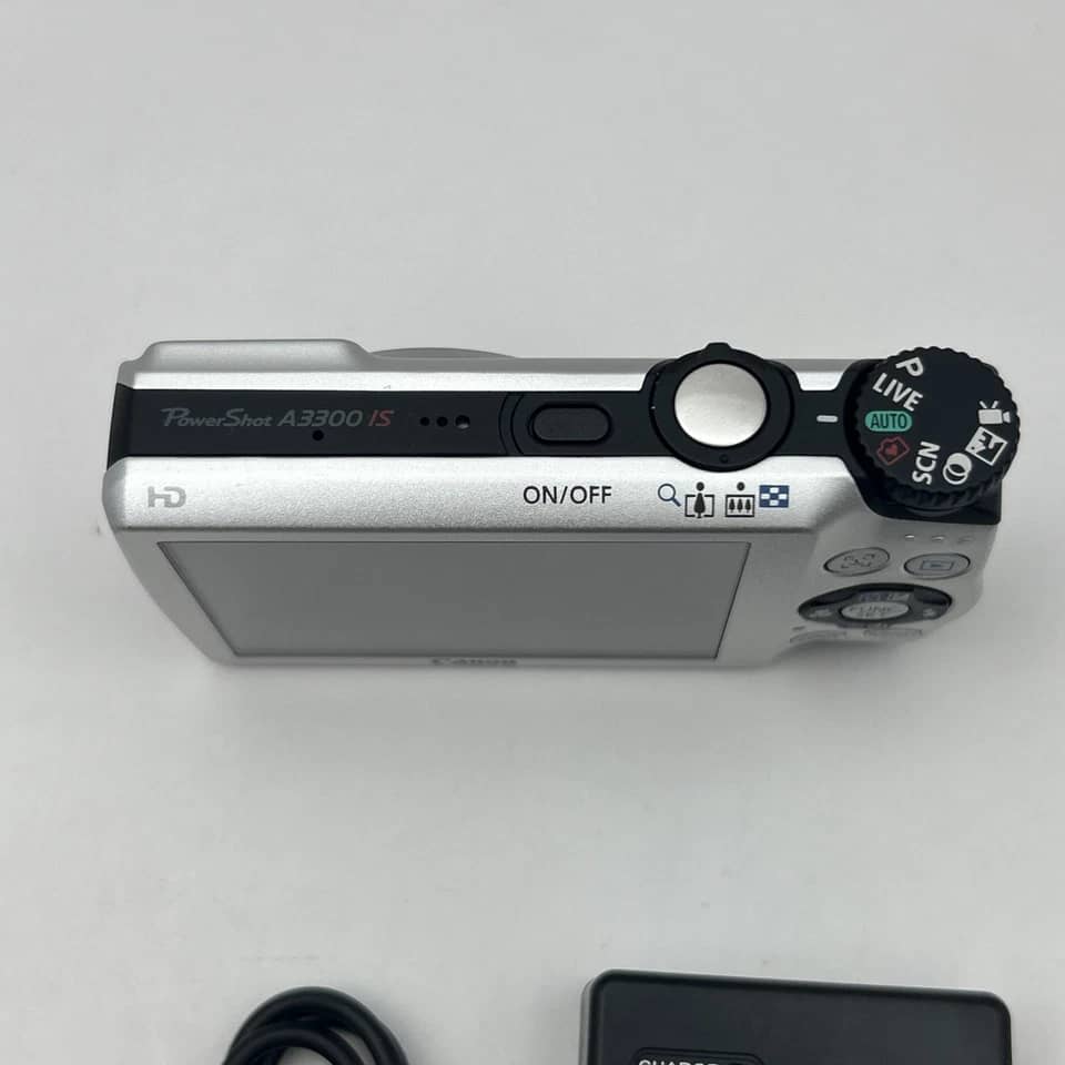 Canon PowerShot A3300 IS Digital Cameras Silver Used - Good Body Only