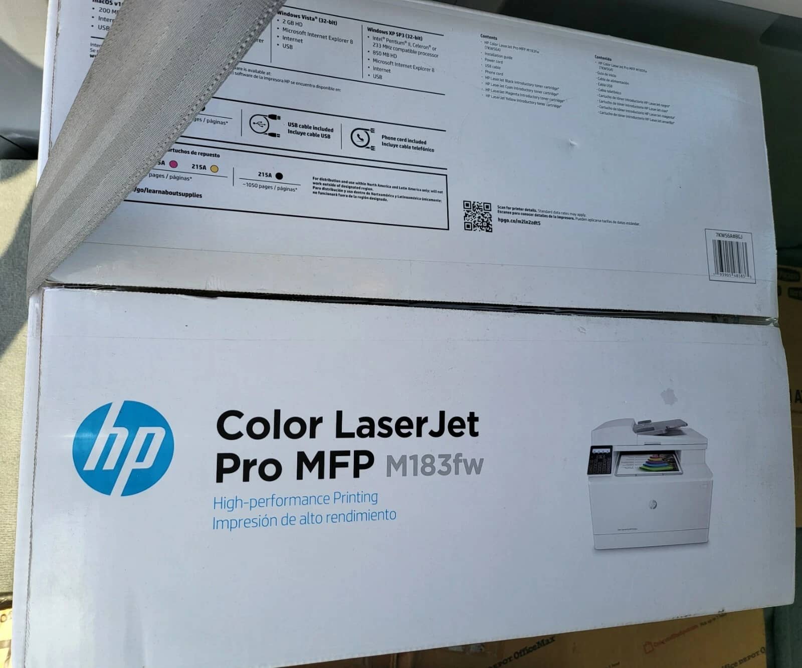 HP Color LaserJet Pro MFP M183fw Printers New