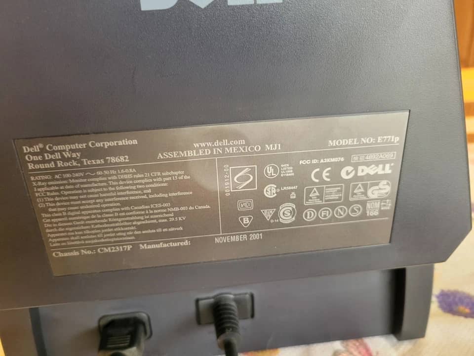 Dell E771P Monitors