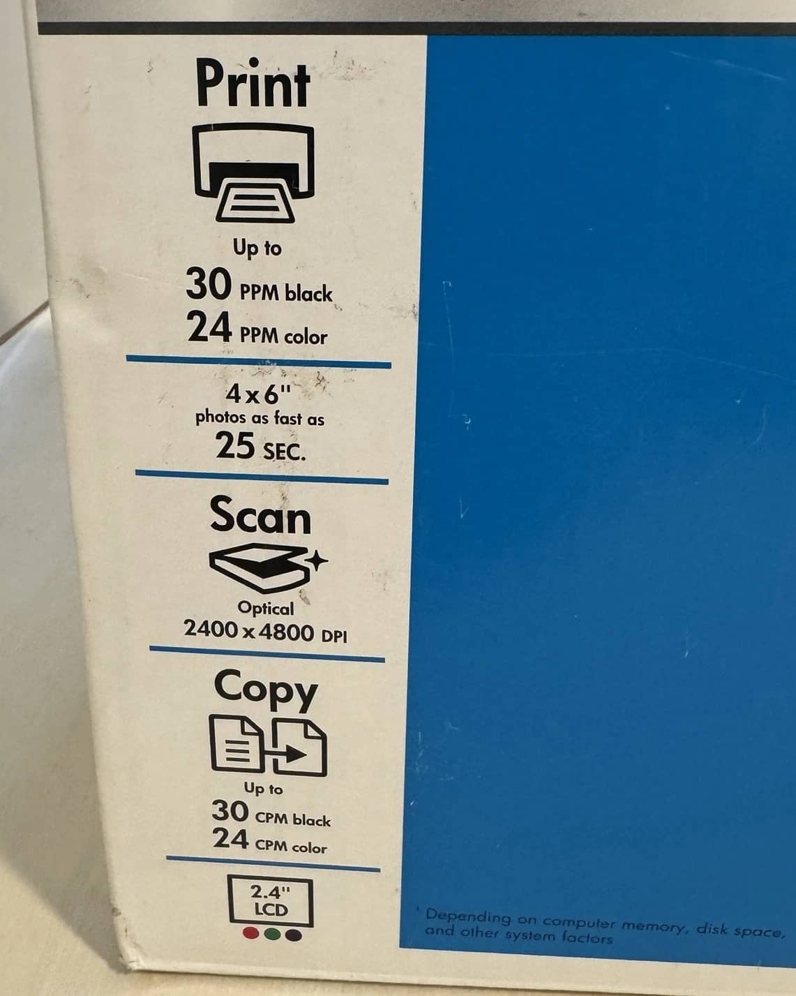 HP Photosmart C4180 Printers New
