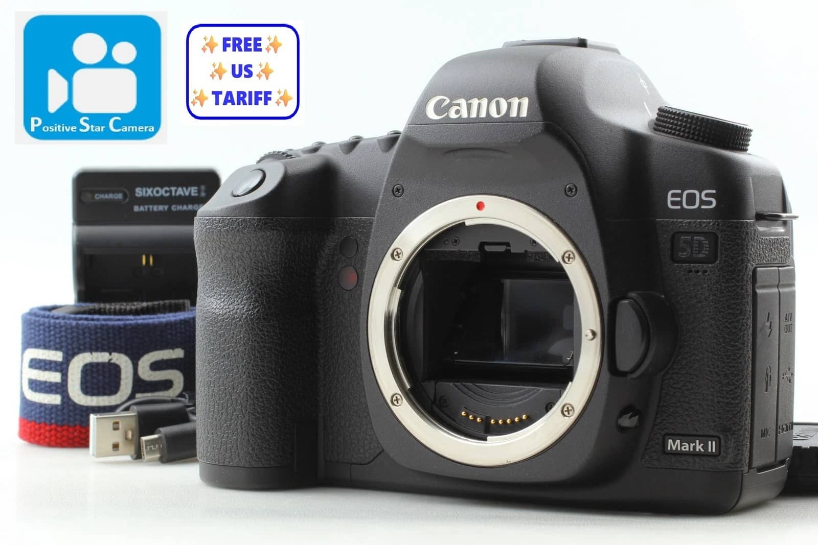 Canon EOS 5D Mark II Digital Cameras Black New Body Only
