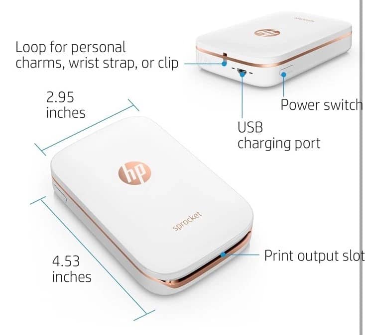 HP Sprocket 3x4 Printers New
