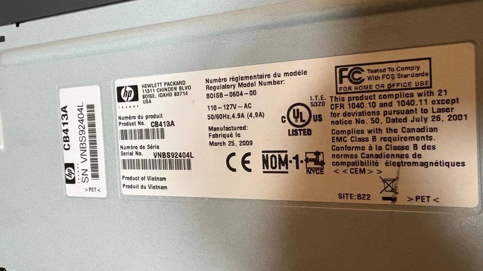HP Laserjet P1505n Printers Refurbished - Excellent
