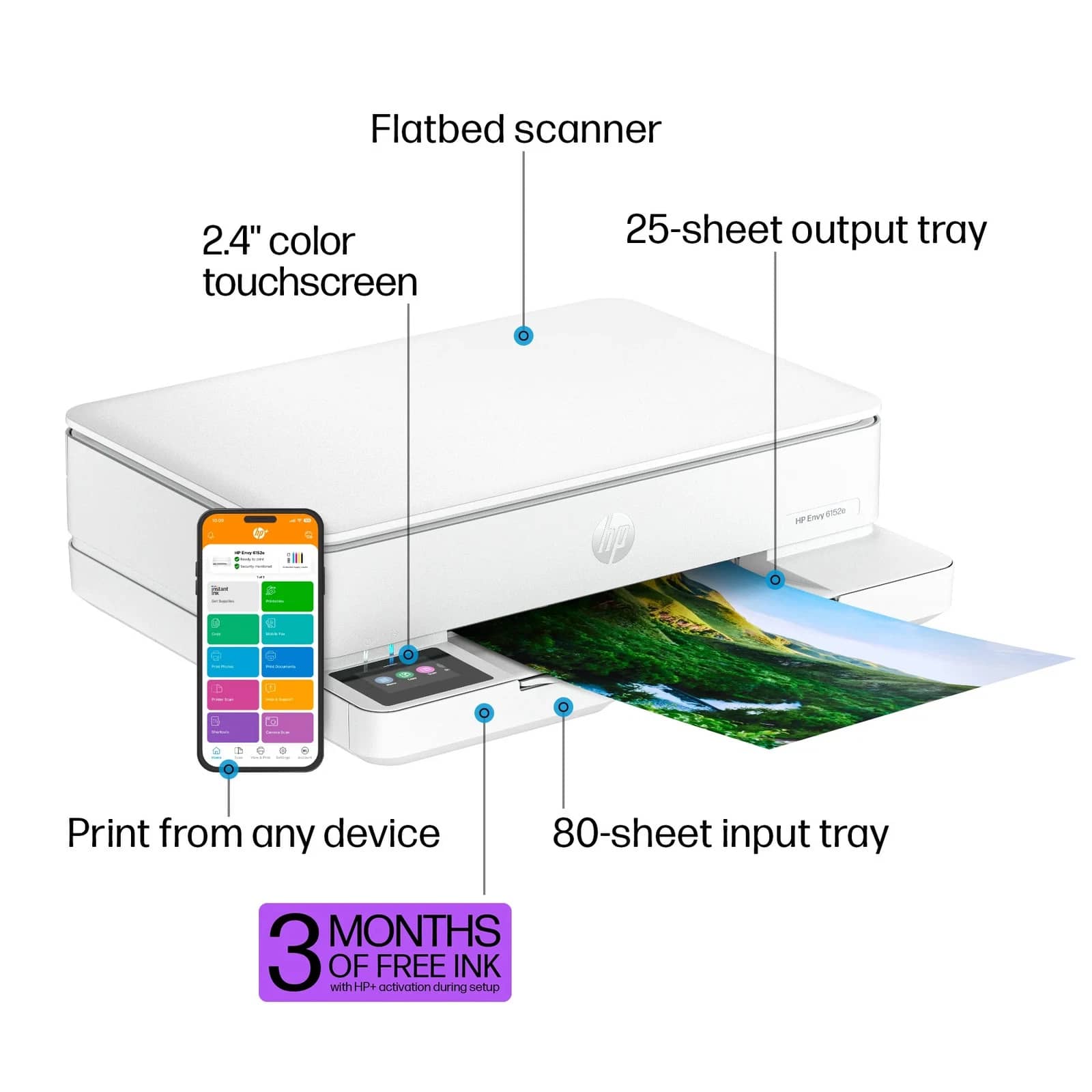 HP Envy 6152e Printers New