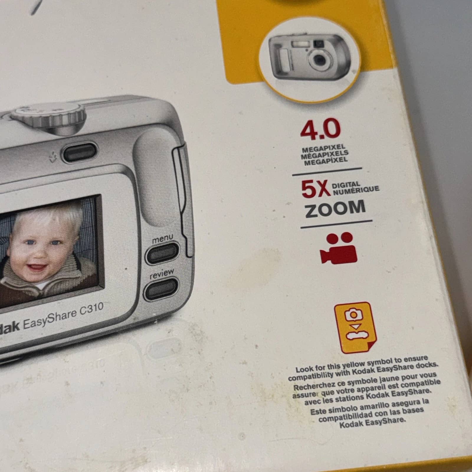 Kodak EasyShare C310 Digital Cameras Silver New Body Only