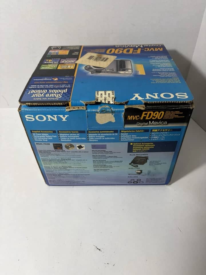 Sony MVC-FD90 Digital Cameras Gray New Body Only