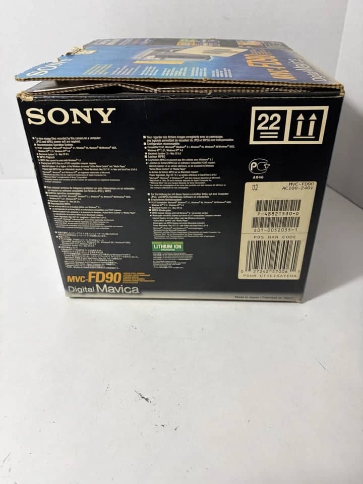 Sony MVC-FD90 Digital Cameras Gray New Body Only
